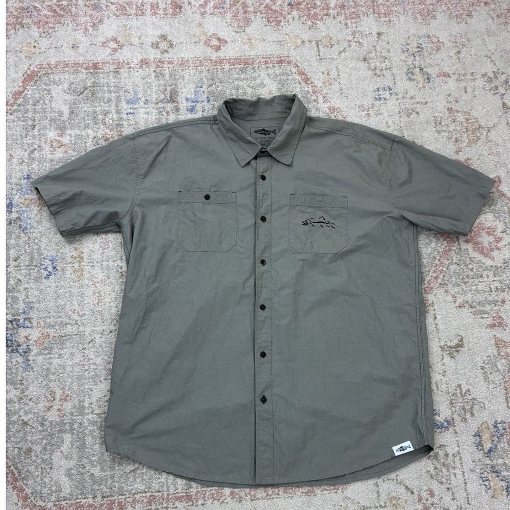RepYourWater 2XL Men Gorpcore Utility Hiking Trail Camping Shirt Fishing Outdoor